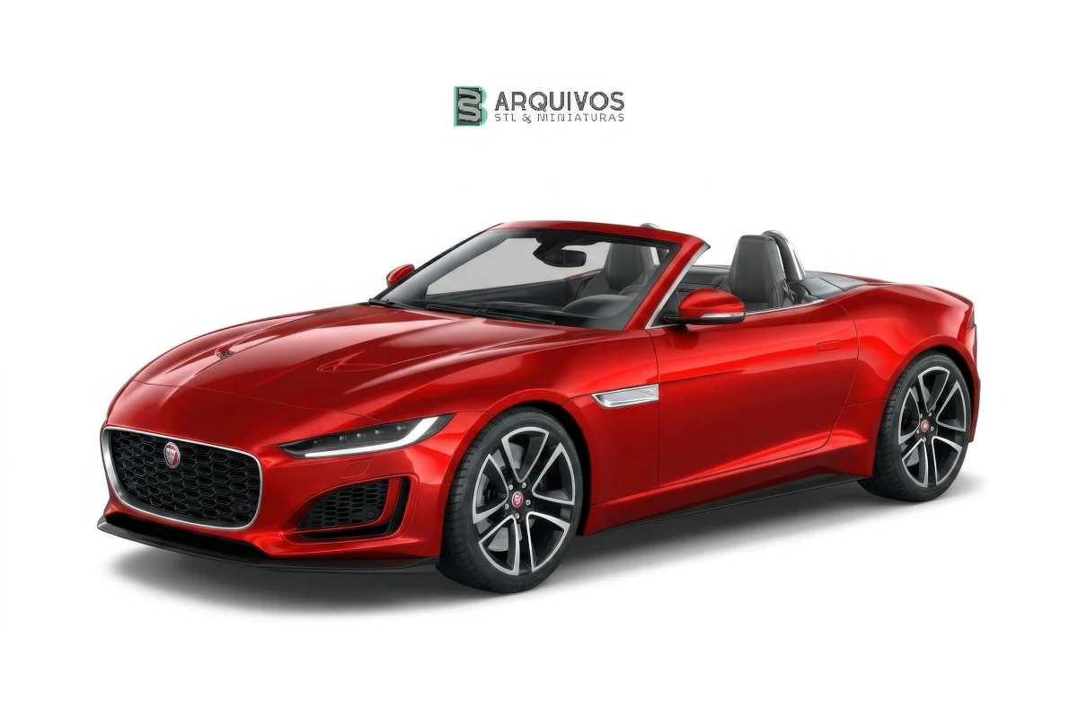 Modelo 3D STL - Jaguar F-Type R Dynamic Convertible 2021